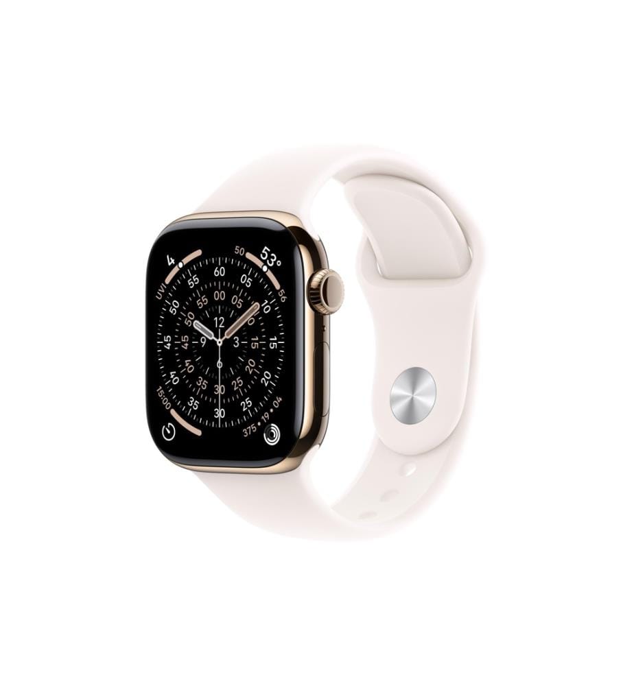 APPLE - Watch Series 11 42 mm LTE Gold Titanium Light Blush M/L