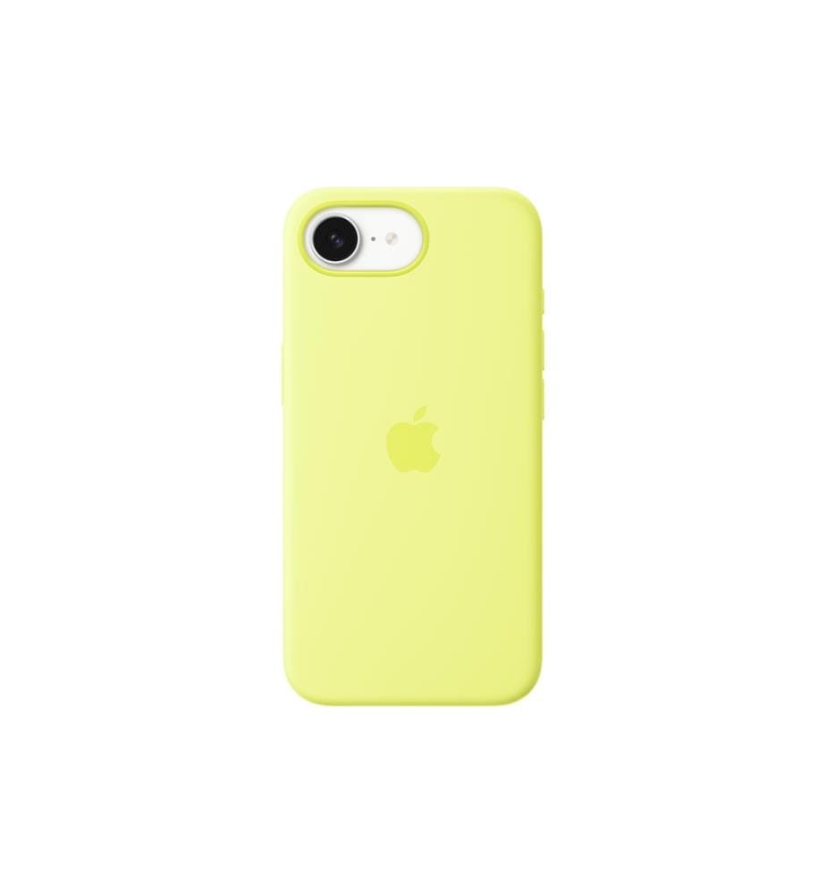 APPLE - Coque arrière Silicone MagSafe Case iPhone 16e Jaune fluo