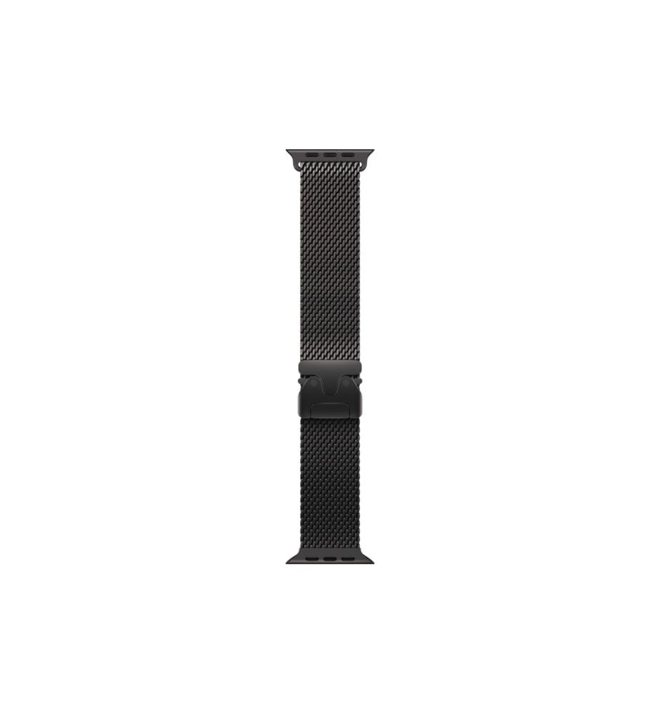 APPLE - Titanium Milanese Loop 49 mm Black Medium