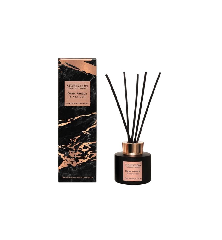 Stoneglow - Bâtonnets parfumés Dark Amber & Vetiver 120 ml