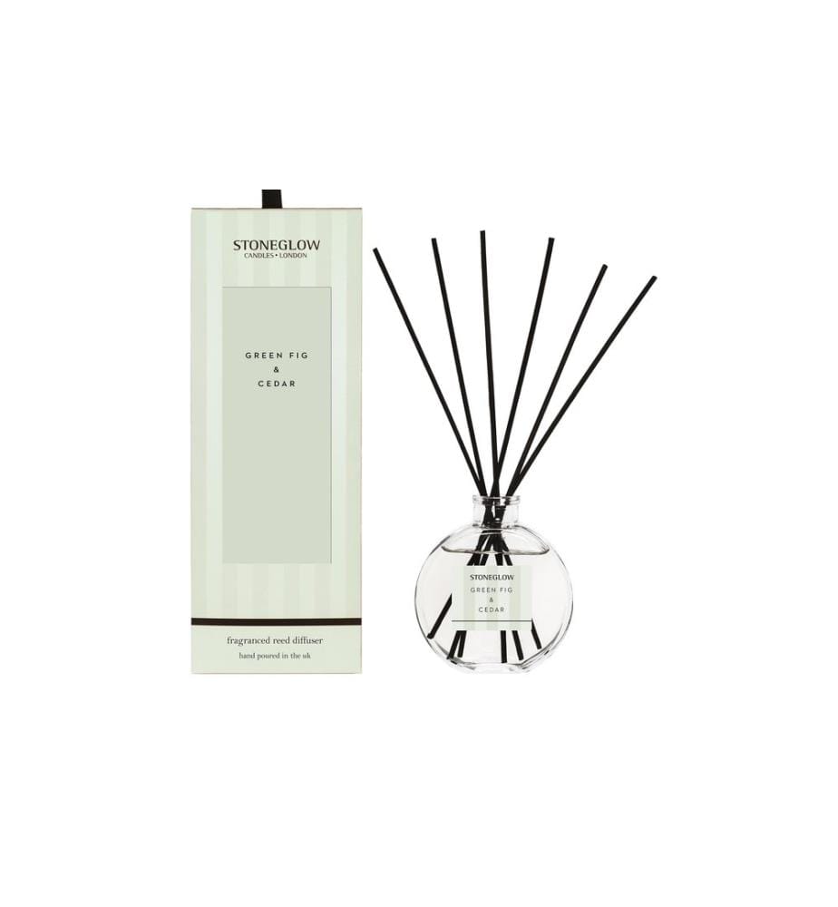 Stoneglow - Bâtonnets parfumés Green Fig & Cedar 120 ml