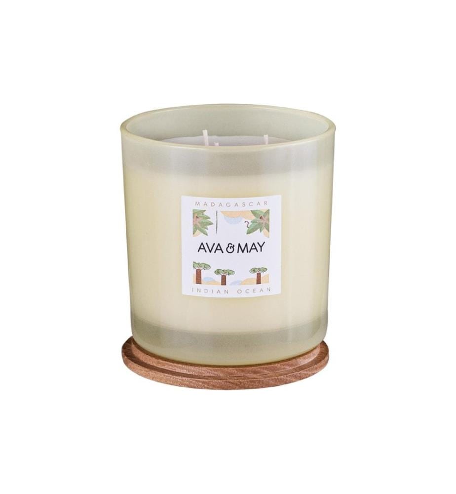 AVA & MAY - Bougie parfumée Madagascar Grand, 500 g