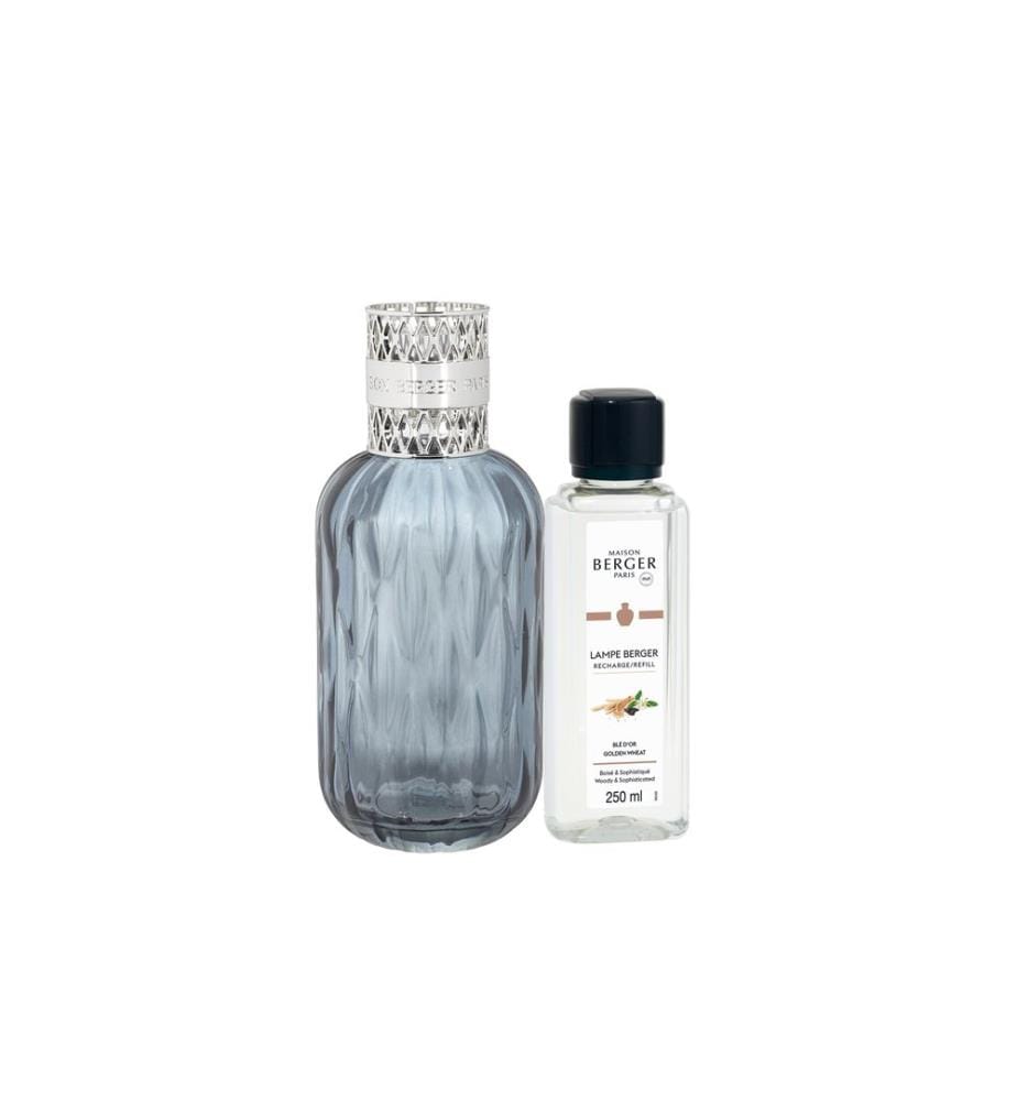 MAISON BERGER - Lampe aromatique Quintessence 250 ml, Bleu