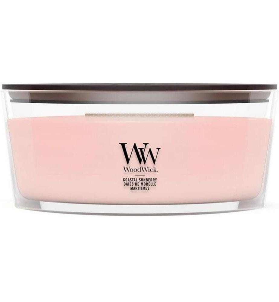 Woodwick - Bougie parfumée Coastal Sunberry Ellipse