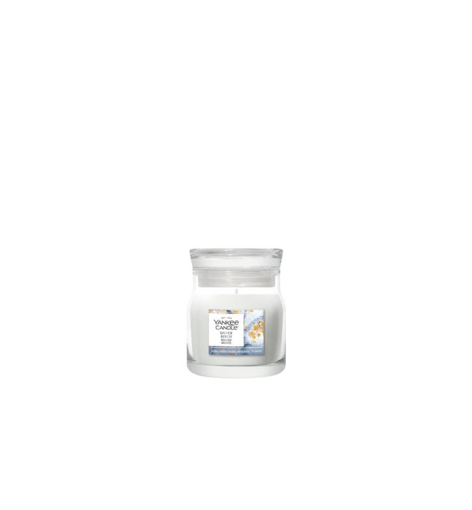 YANKEE CANDLE - Signature Bougie parfumée Silver Birch Signature Small Jar