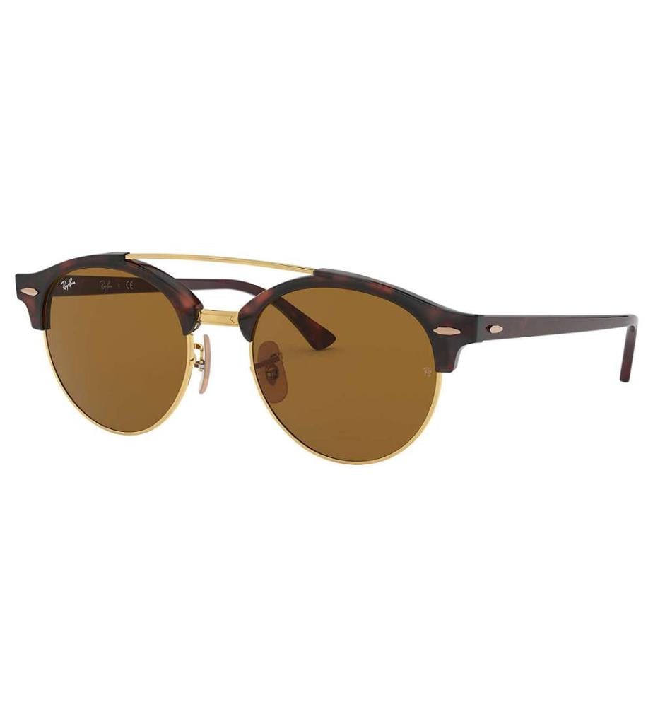 Lunettes de soleil - Havane brun-or