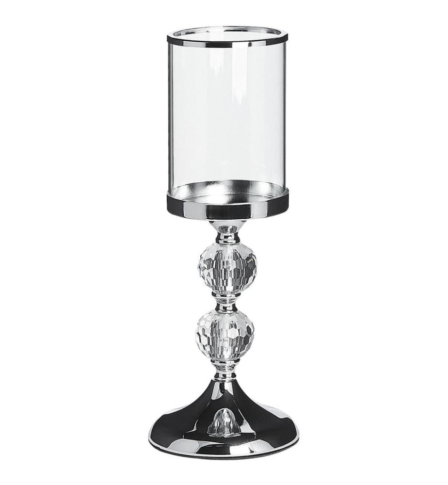 Bougeoir COTUI Verre 36 cm Argenté