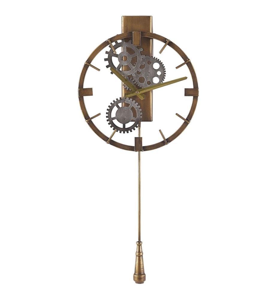 Horloge murale MARCOTE 30 cm Métal Doré