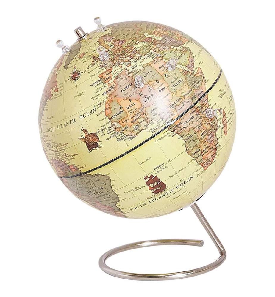 Globe CARTIER Jaune 29 cm