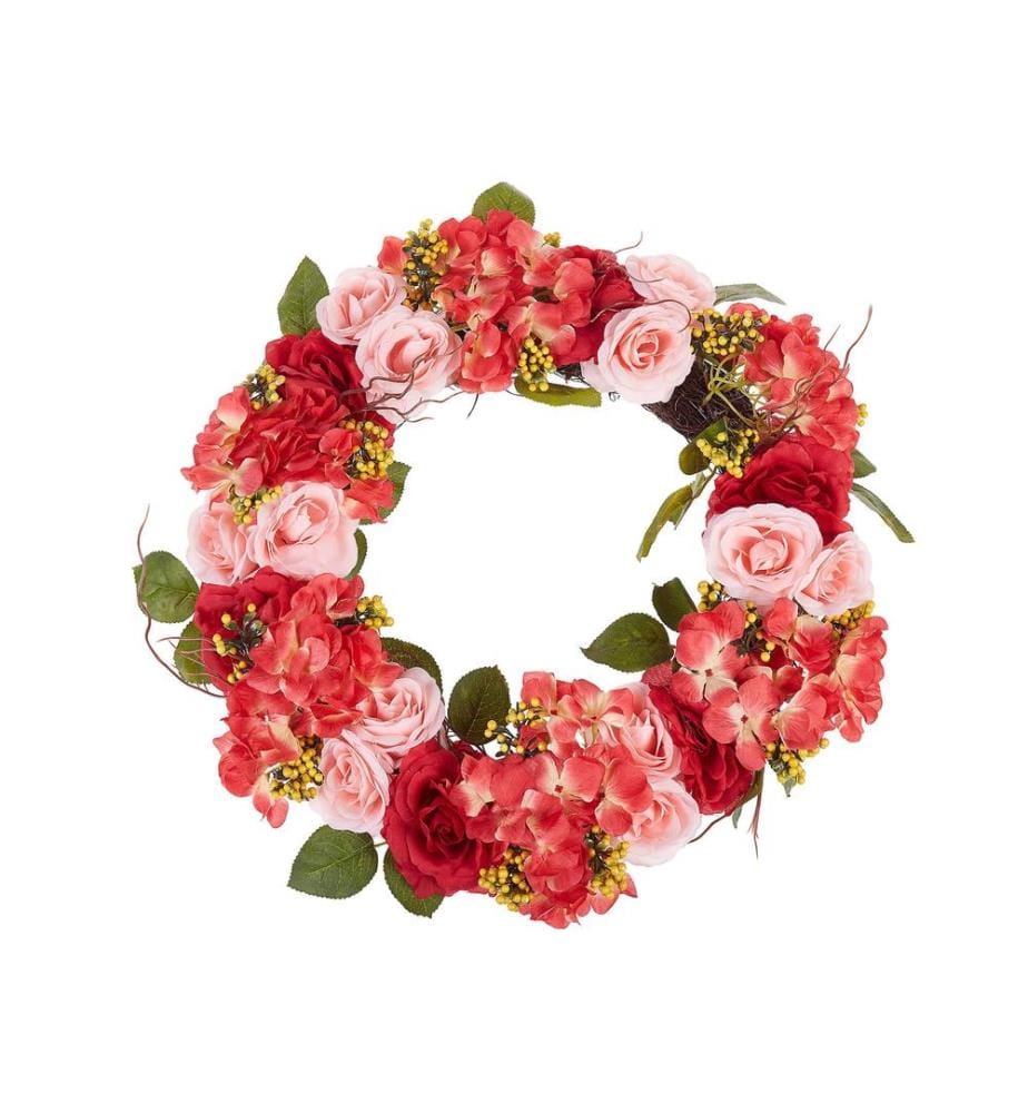 Couronne décorative AGULO 50 cm Rouge