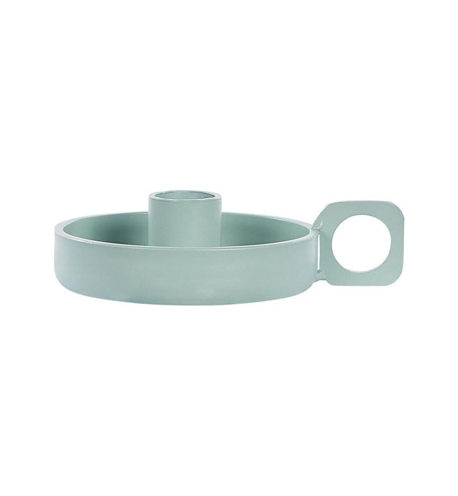 Bougeoir CHORIO Métal 4 cm Vert menthe