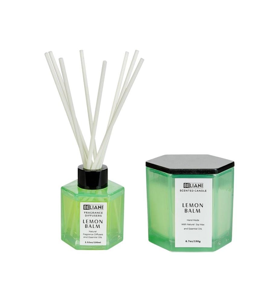 Bougie parfumée avec diffuseur CLASSY TINT Cire de soja Notes de fraîcheur