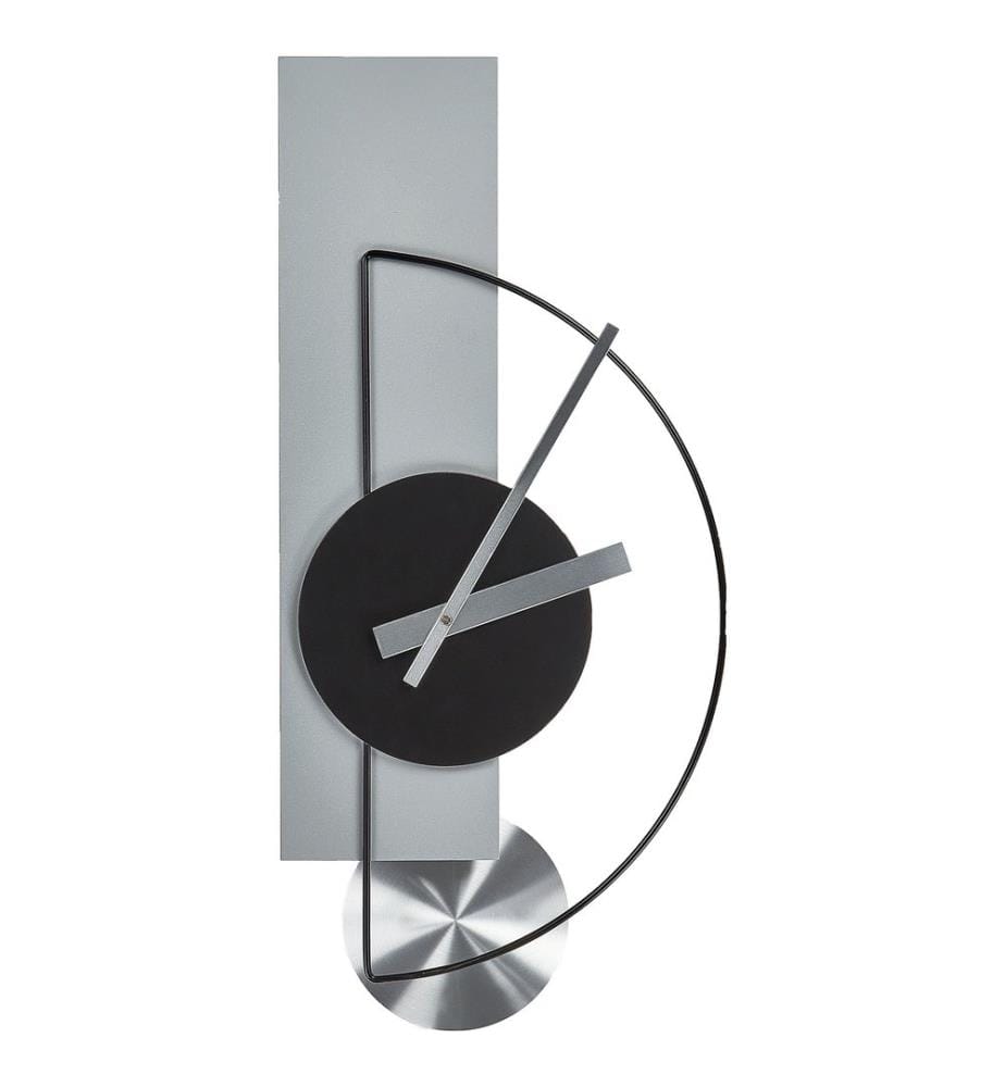 Horloge murale CEVINS 31 cm Métal Gris clair