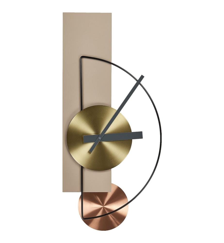 Horloge murale CEVINS 31 cm Métal Beige