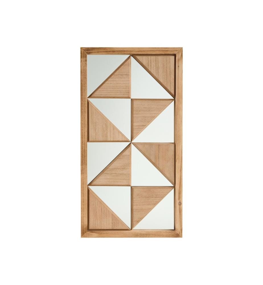 Décoration murale HIESVILLE Bois de sapin 75 cm Marron clair