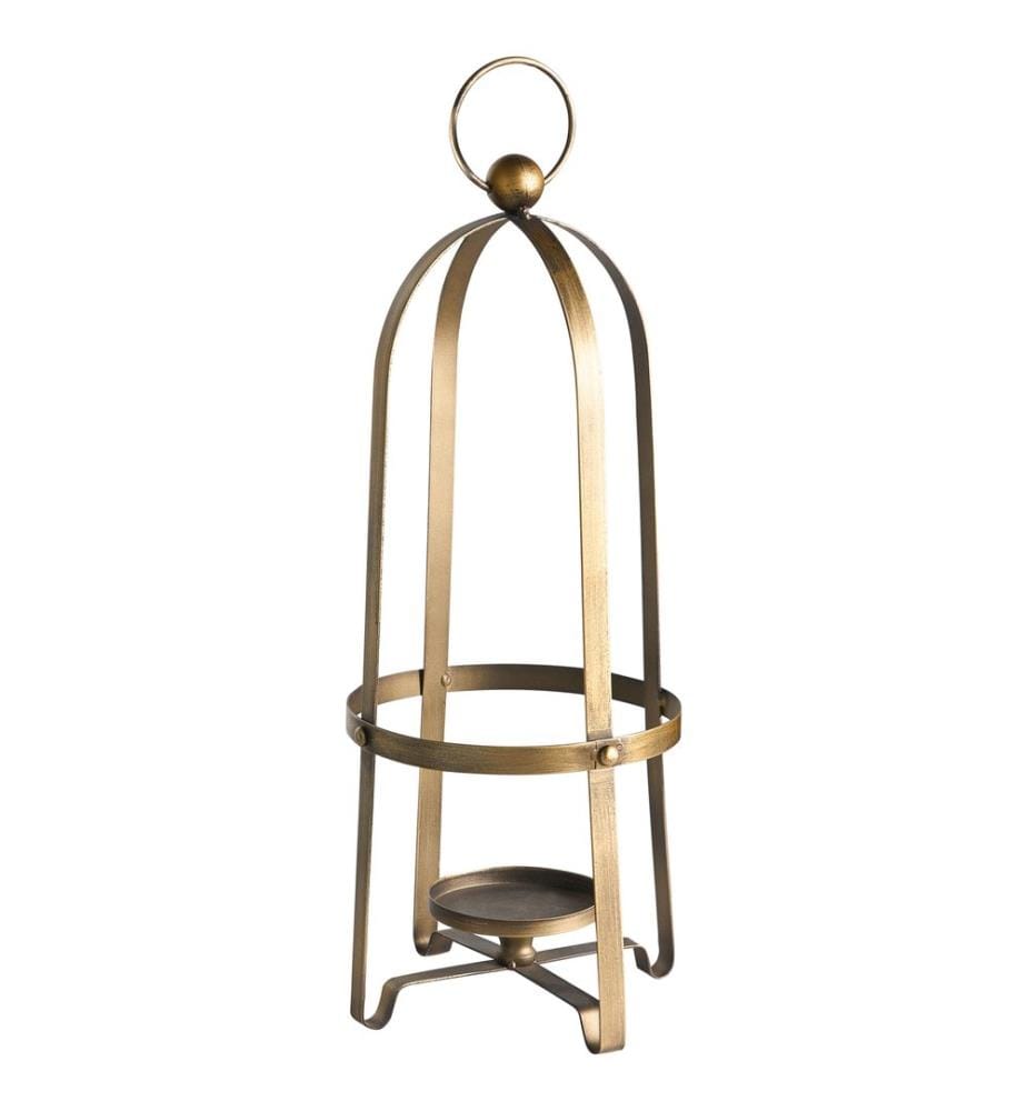 Bougeoir MARAWI Métal 48 cm Doré