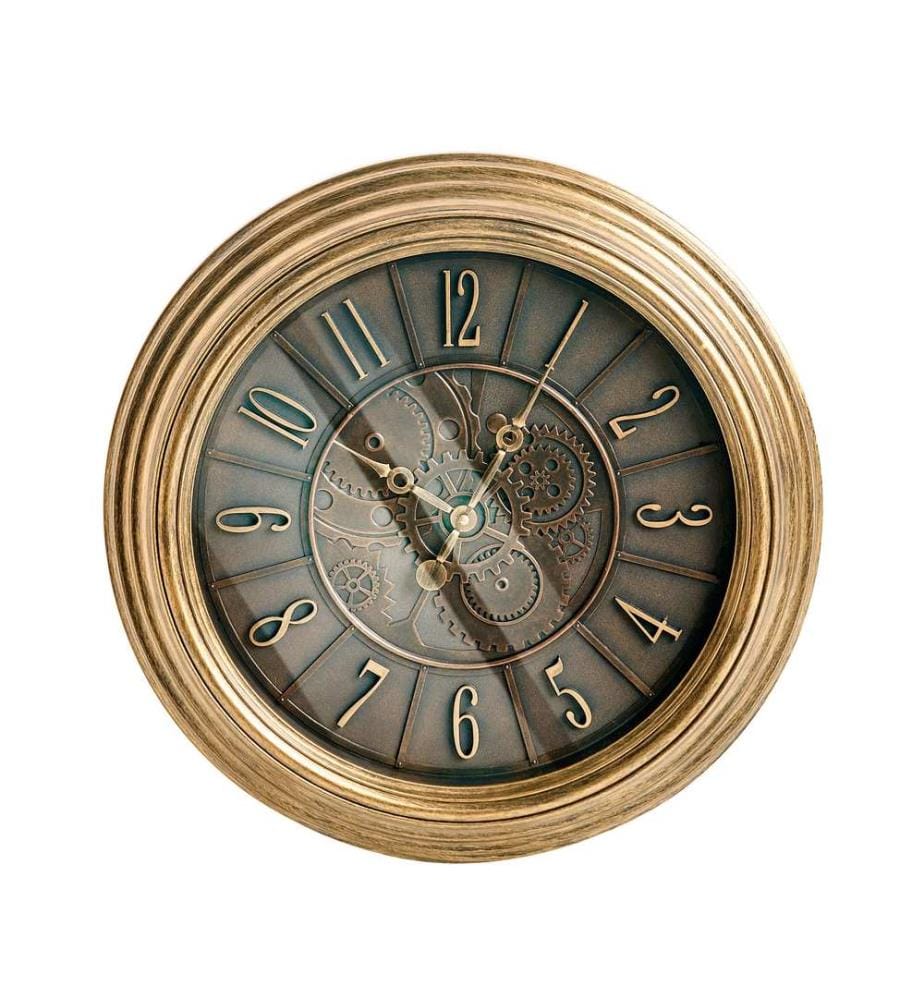 Horloge murale CAUDETE 50 cm Doré
