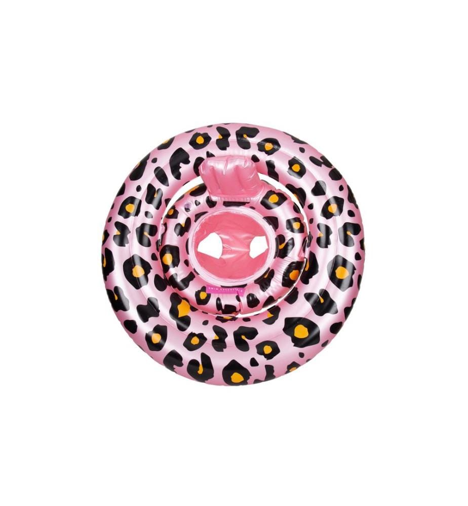 Swim Essentials - Siège flottant 0-1 an Leopard Rose Gold