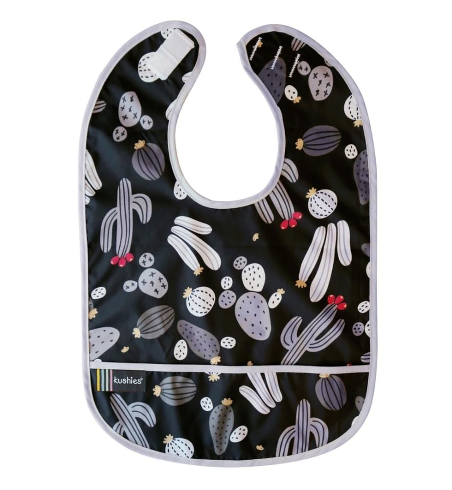 Bavoir sans manches CleanBib, 6-12 mois, cactus