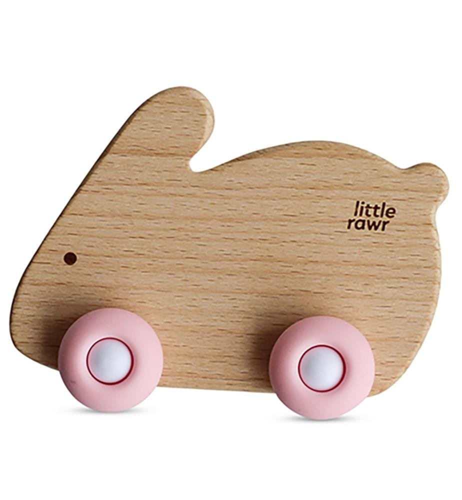 Animal à pousser SiliWheels rose