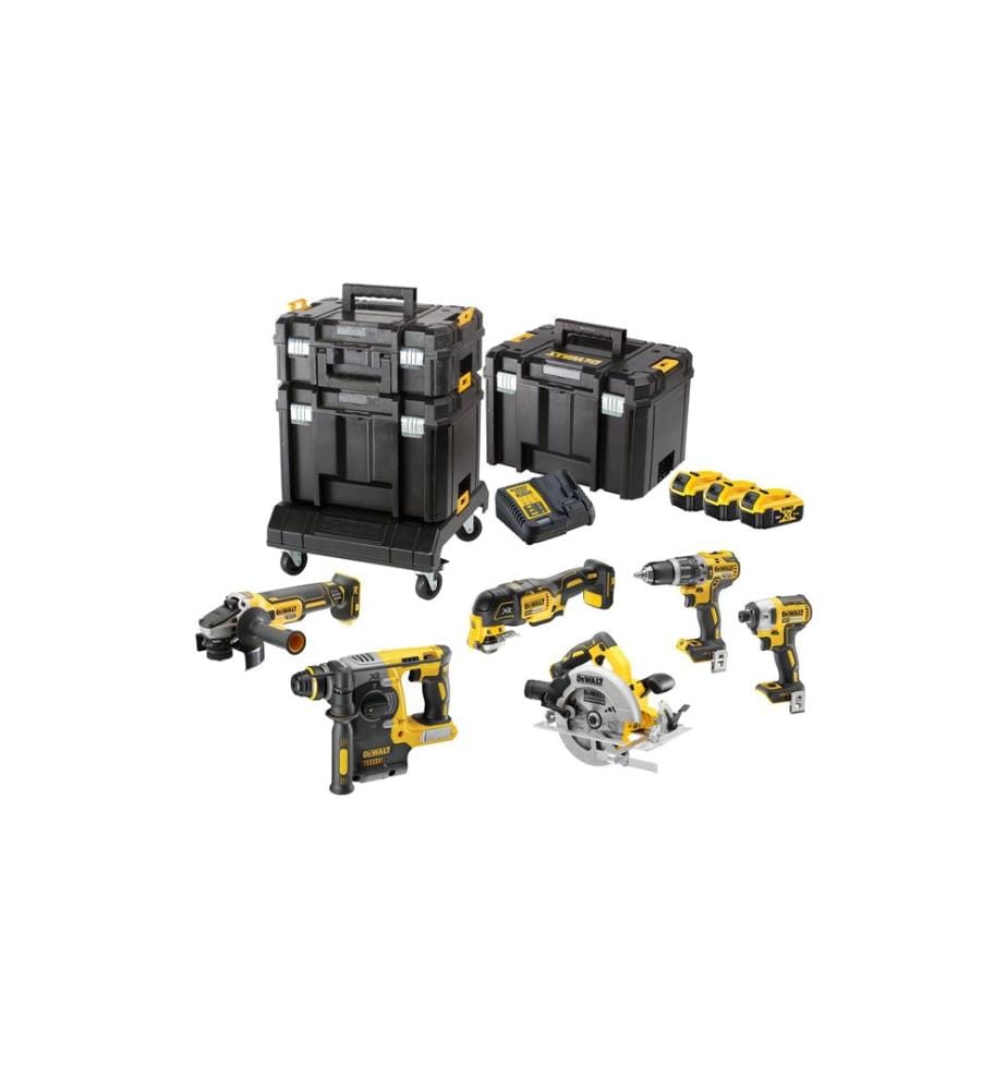 DEWALT - Kits de machines sans fil 18 V avec 3 batteries 5.0 Ah DCK685P3T-QW