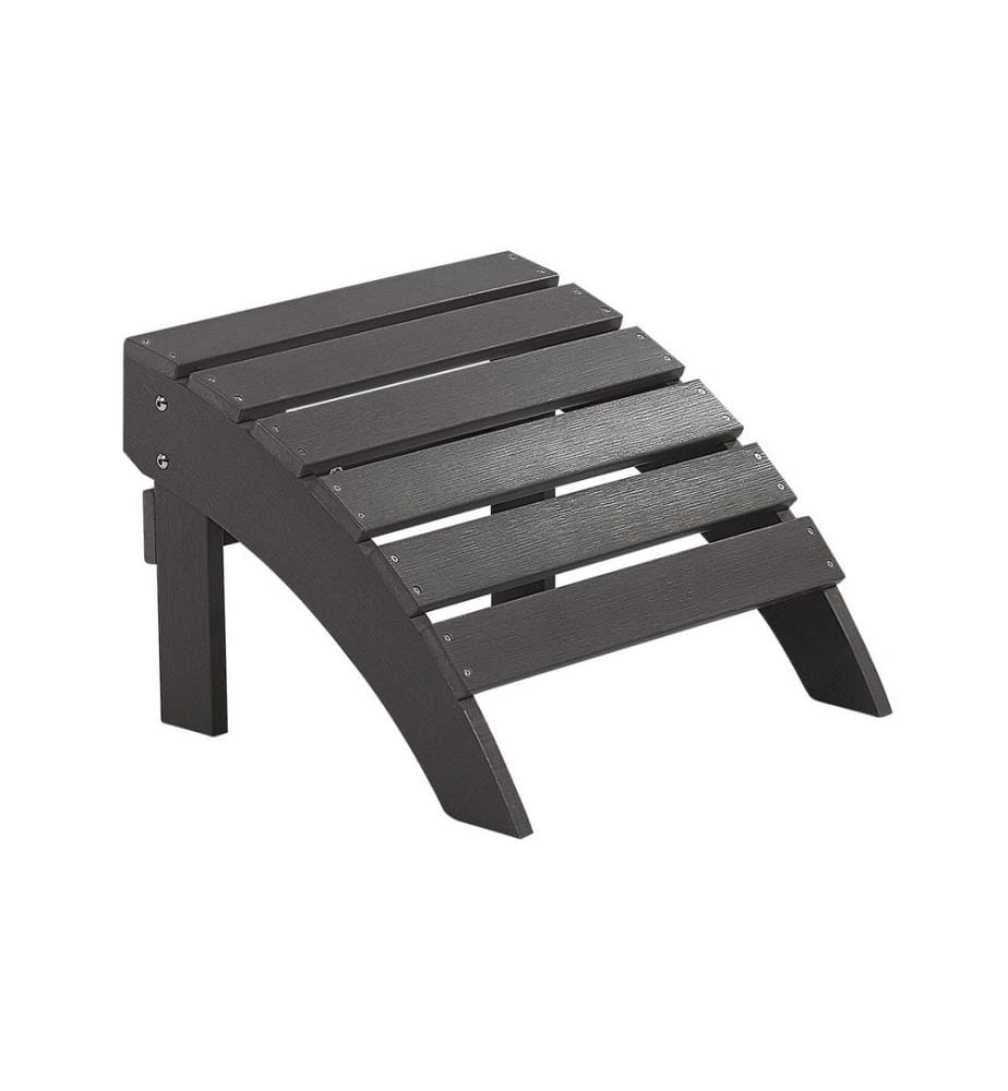 Pouf de jardin ADIRONDACK Gris foncé