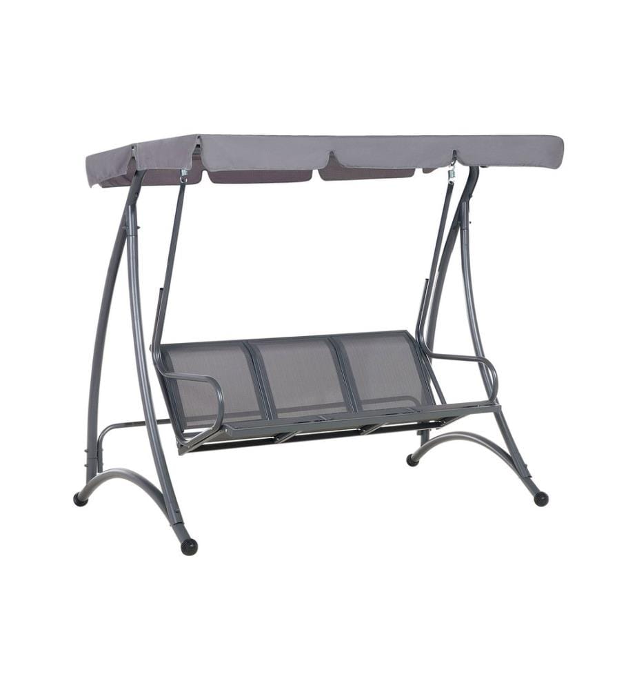 Balancelle de jardin BOGART Métal Gris