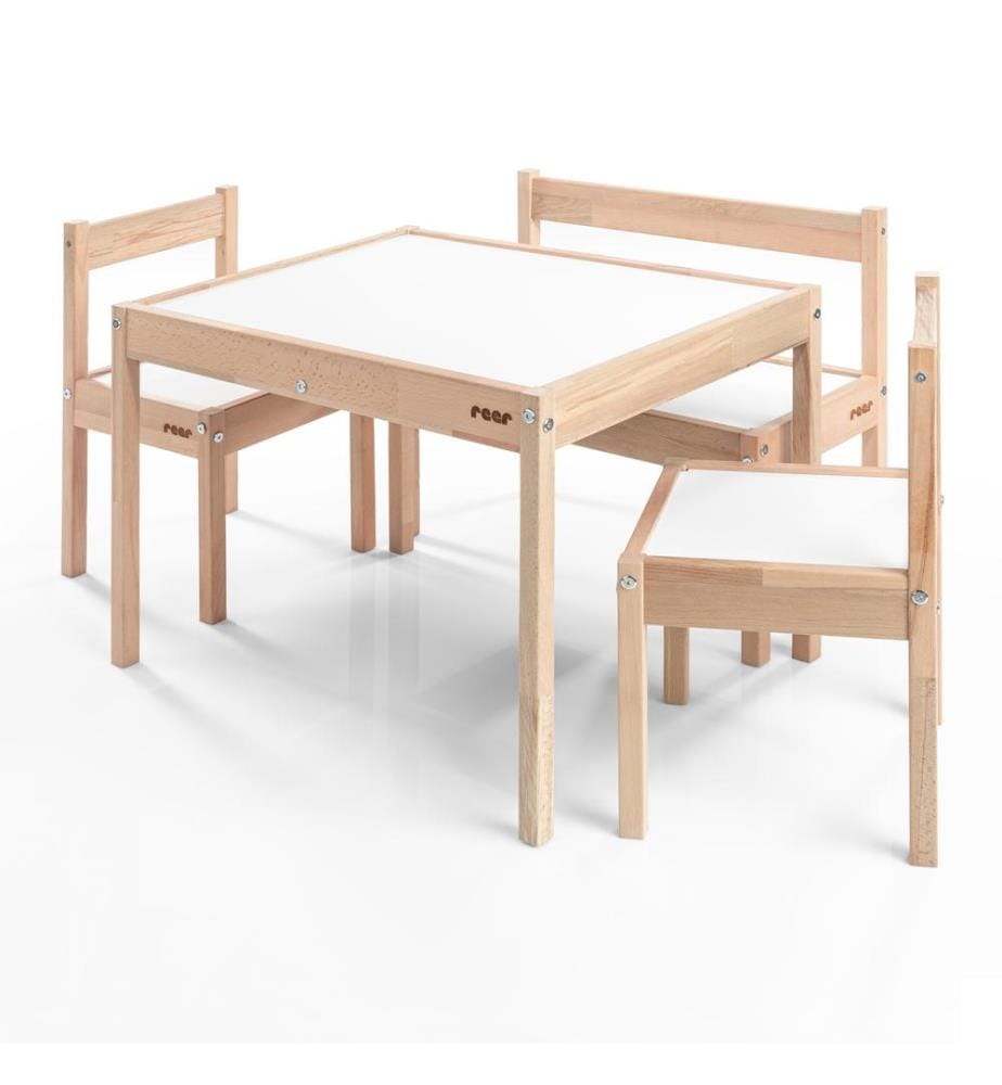 Ensemble table, chaises et banc pour enfants PlayTime