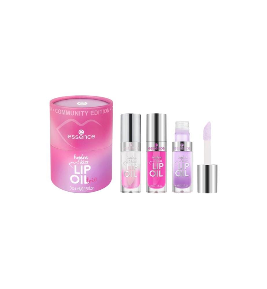 essence - Booster à lèvres Hydra kiss Lip Oil trio Community Edition