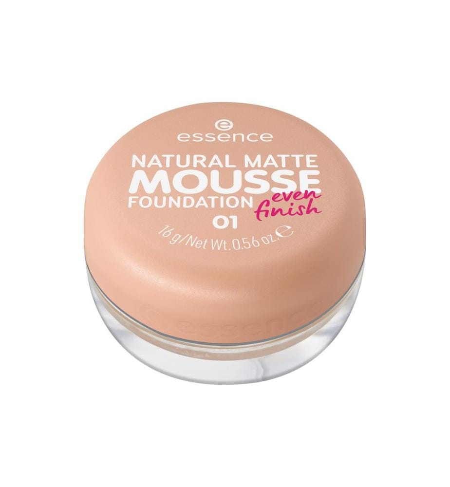 essence - Fond de teint Natural Matte Mousse 01