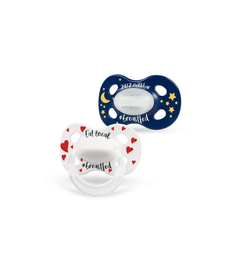 Medela Baby - Tétines Jour et nuit 2 pcs 18 m+ bleu/blanc