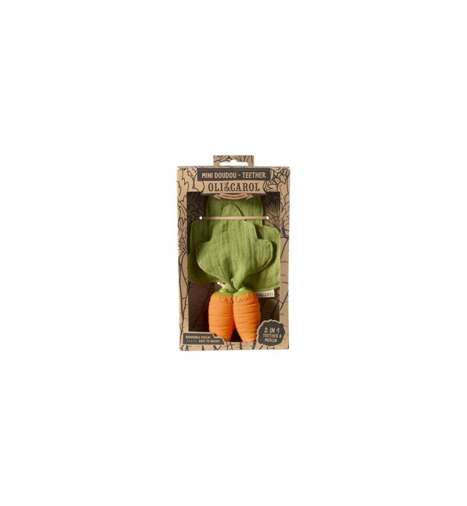 Oli&Carol - Anneau de dentition Mini Doudou Cathy Carrot;