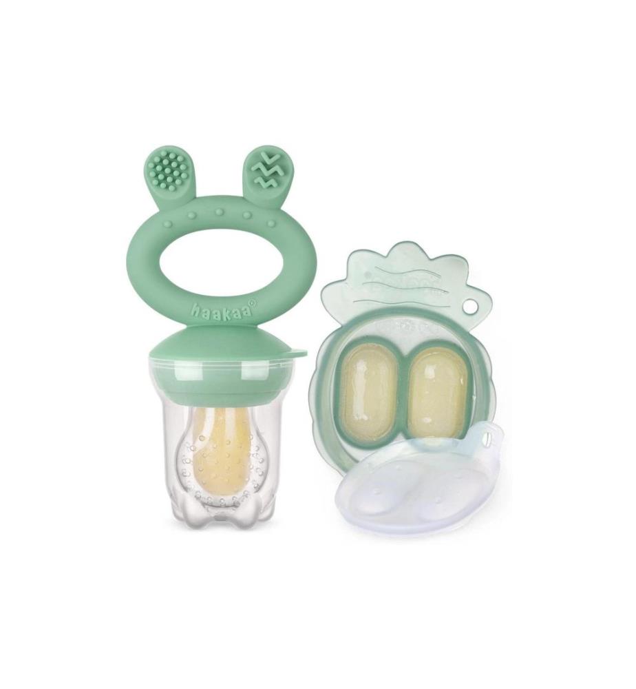 HAAKAA - Mini tétine pour fruits Freeze-N-Feed 30 ml, Vert pois