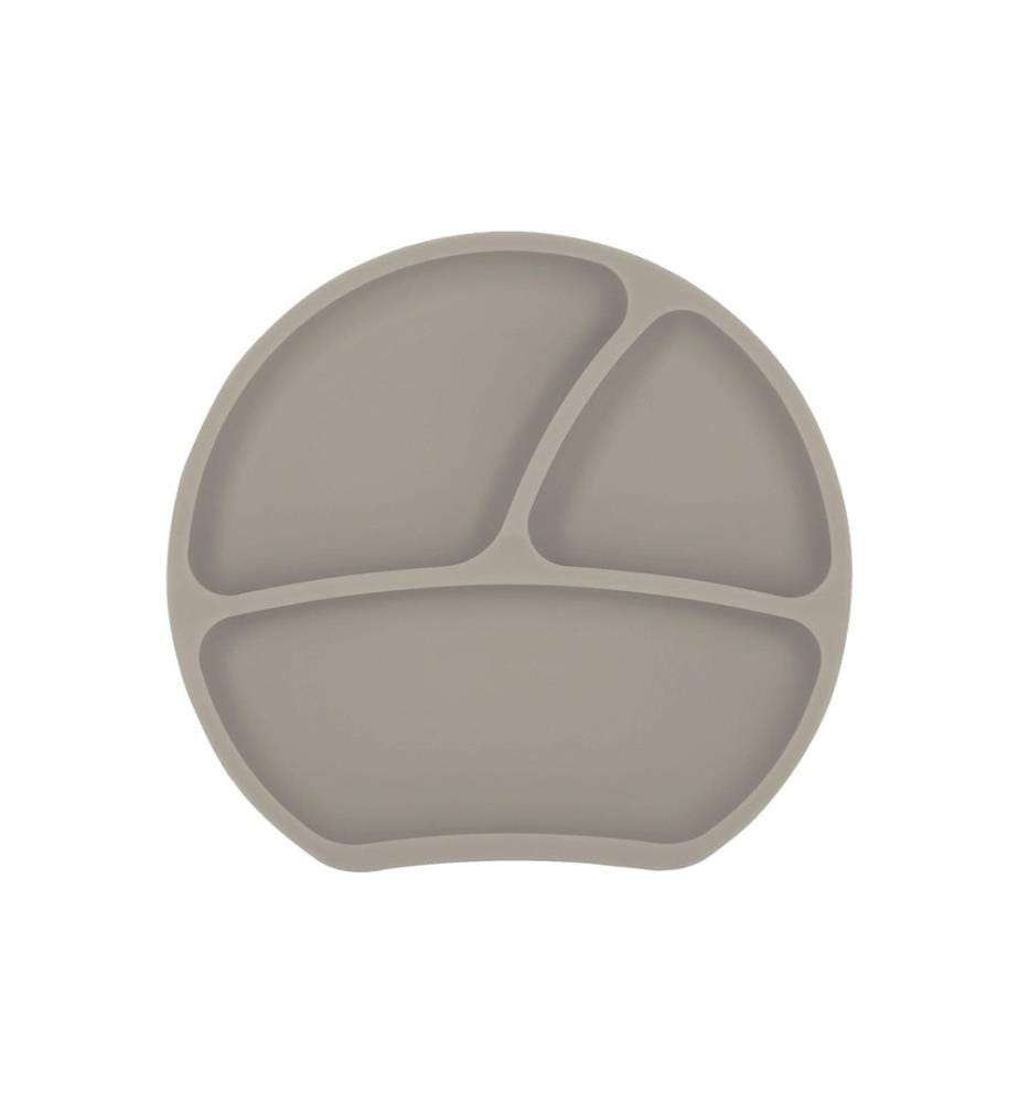 KINDSGUT - Assiette pour enfant divisé en Taupe