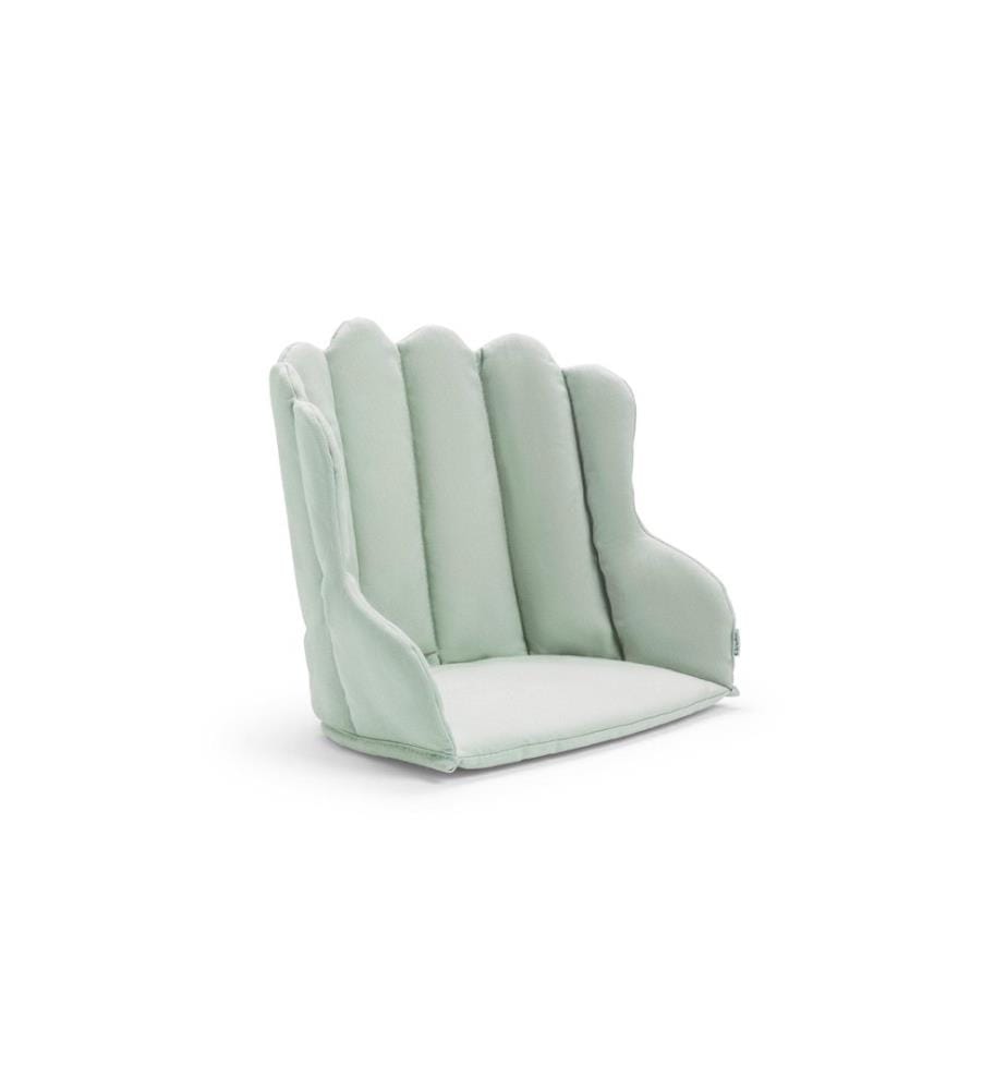 ELODIE Coussin d'assise GRACE vert minéral