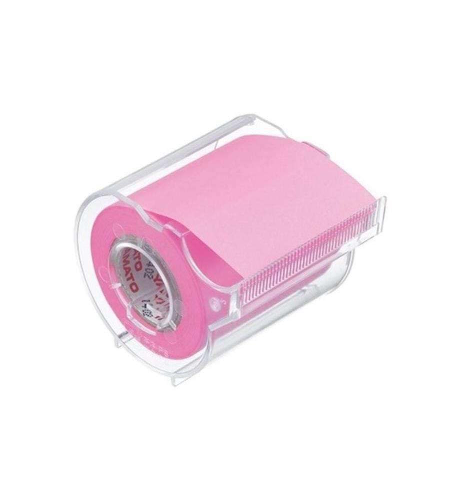 NT CUTTER - Distributeur à feuillets adhésif Yamato 5 cm rose, 1 rouleau