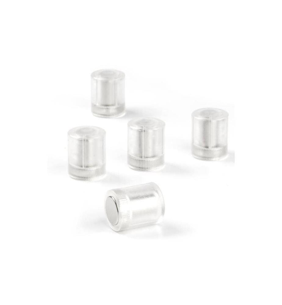SUPERMAGNETE - Aimant Cylindrique 5 Pièce/s, Transparent
