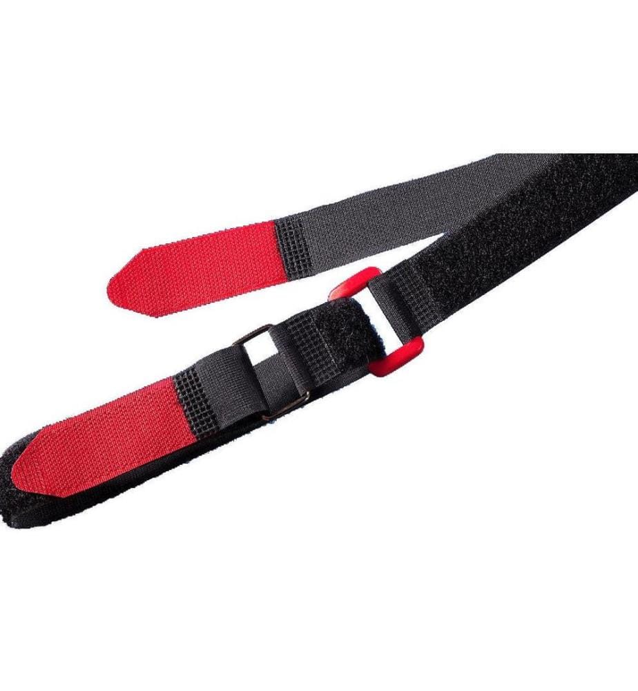 FASTECH - Bande à dragonne FAST-VSTRAP 25 x 240 mm, Noir/Rouge