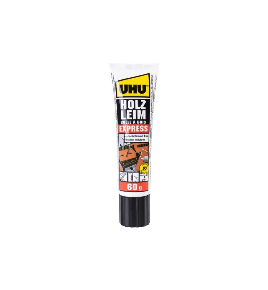 UHU - Colle Express Holz 60 g, Transparent