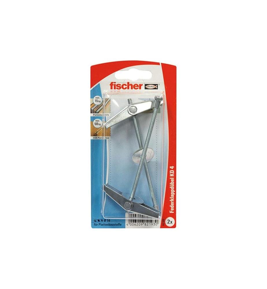 FISCHER - Cheville à bascule KD 4, 2 Pièce/s