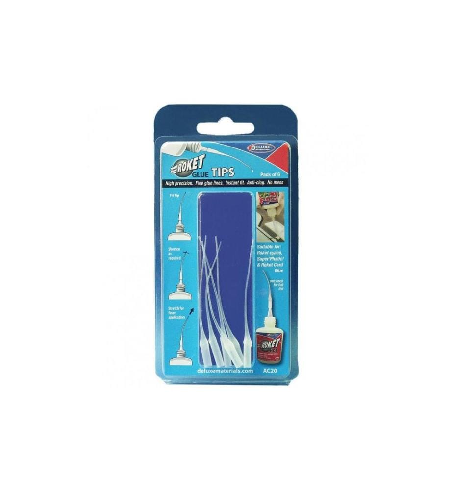 DELUXE MATERIALS - Buse Roket Glue Tips 1 Pièce/s, Blanc
