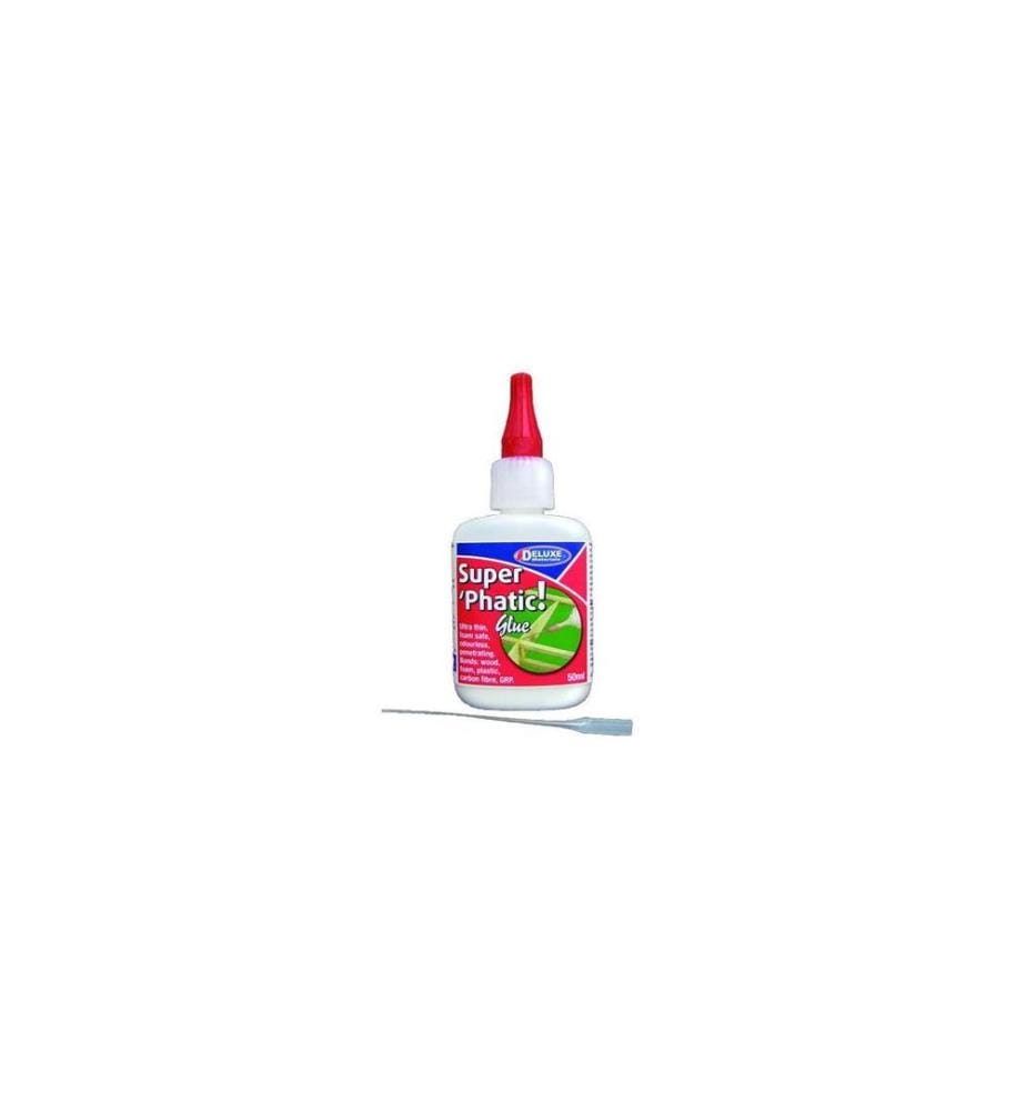 DELUXE MATERIALS - Colle à bois Super Phatic 50 ml, Transparent