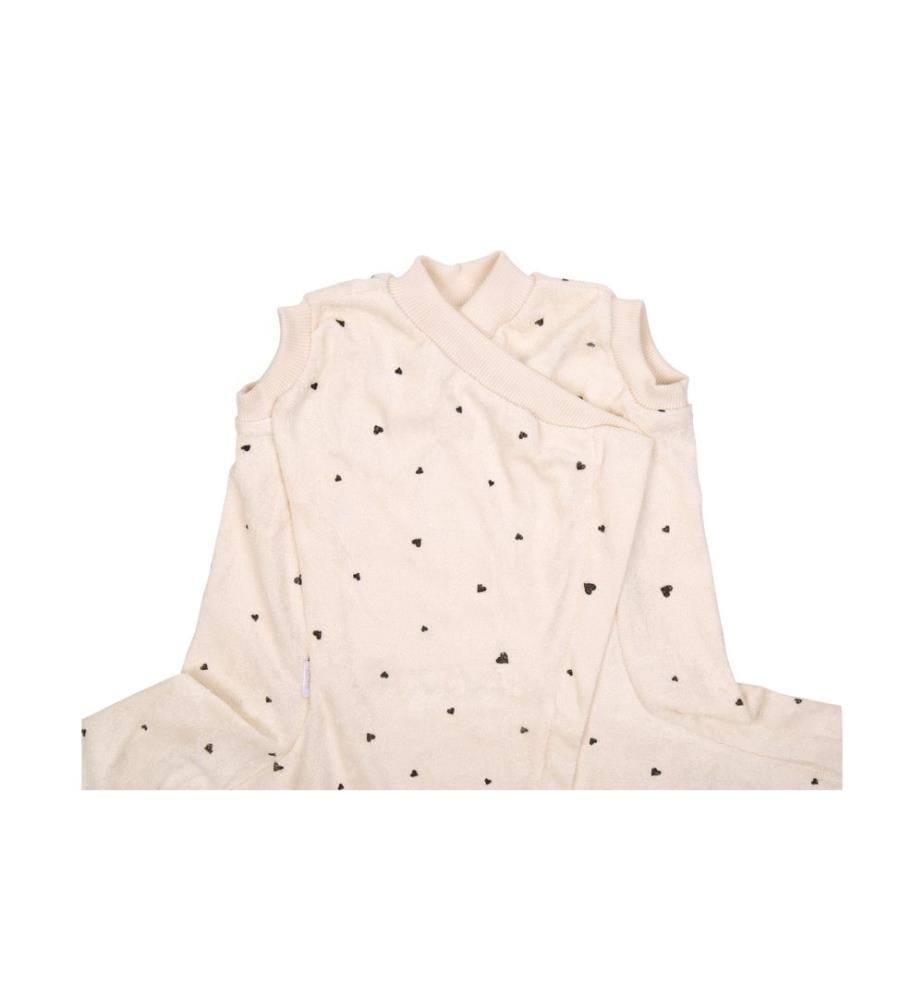 ZEWI bébé-jou Couverture en zewi avec gilet classic Hearts 70 x 140 cm