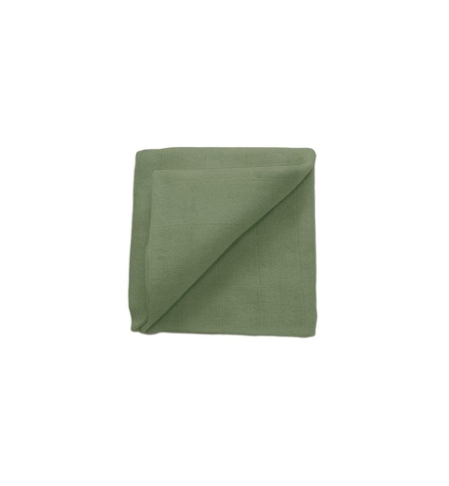 ZEWI bébé-jou Serviette en gaze Moss, 60 x 60 cm