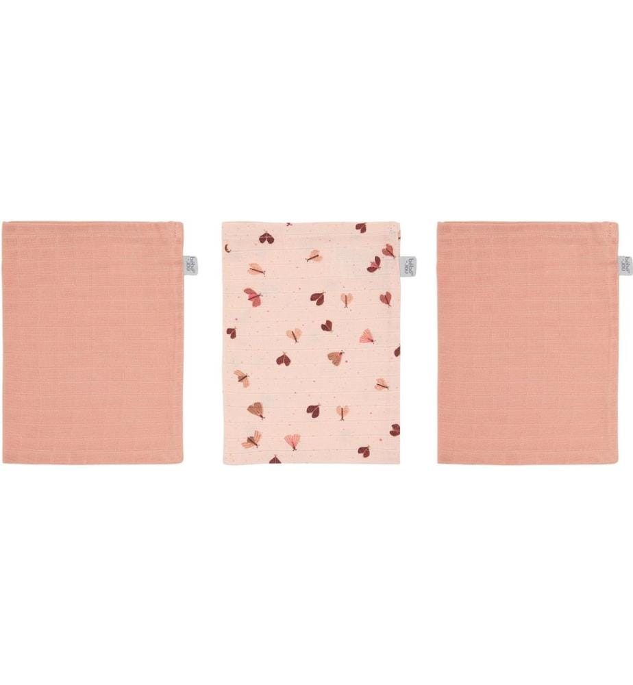 ZEWI bébé-jou Gants de toilette pour bébé Sweet Butterfly 3 pièces