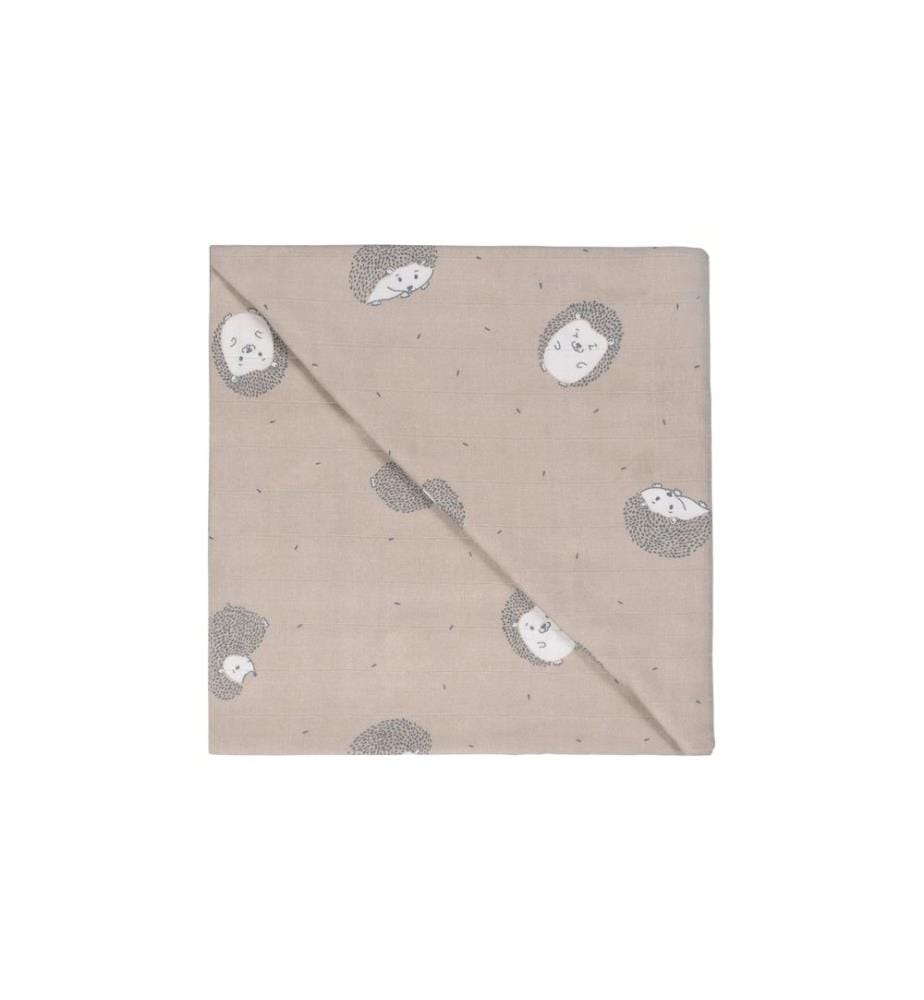 ZEWI bébé-jou Serviette en gaze Little Henry 120 cm x 120 cm