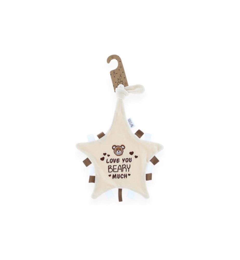 Very Important Baby - Doudou étoile Love you BEARY much Beige