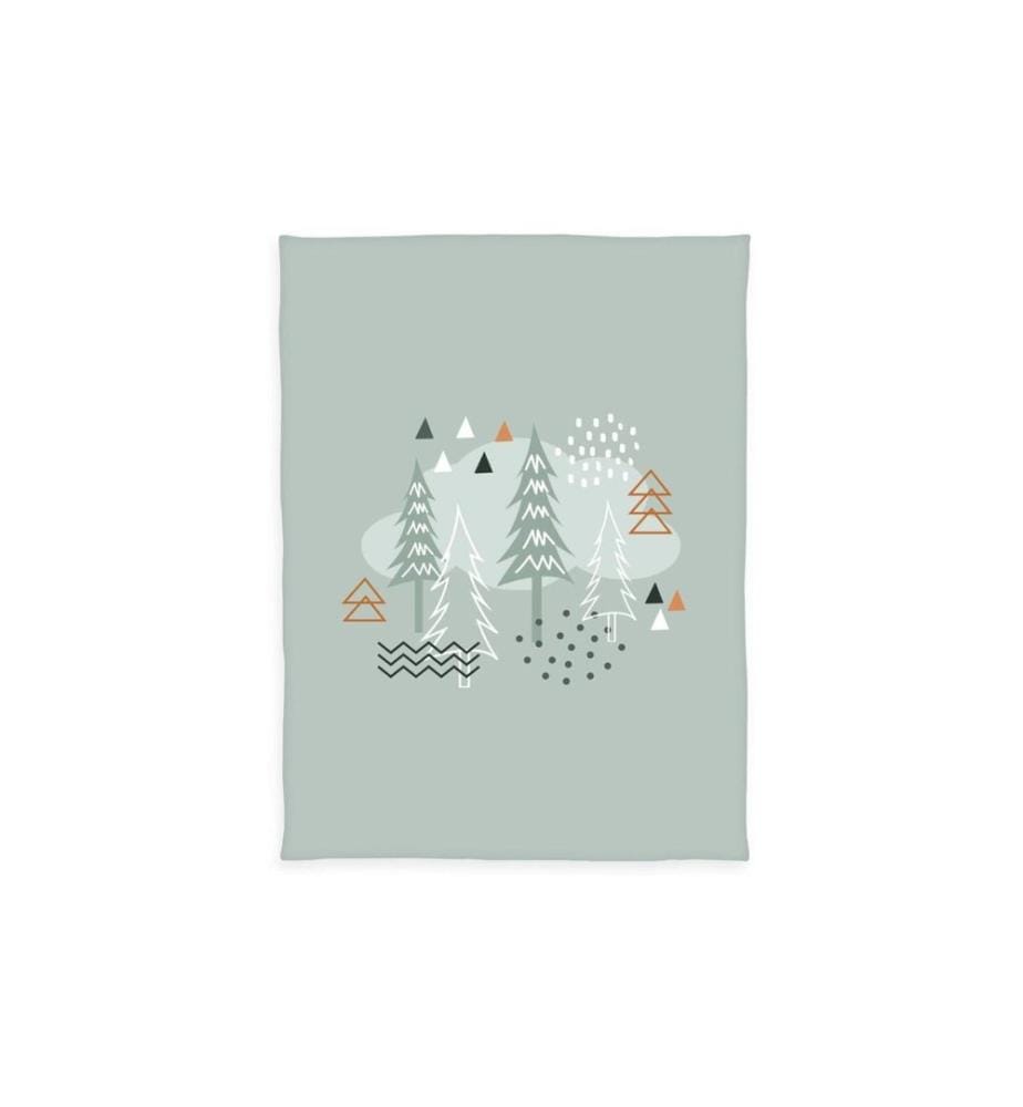 HERDING - Couverture douillette Nordic Forest 75 x 100 cm