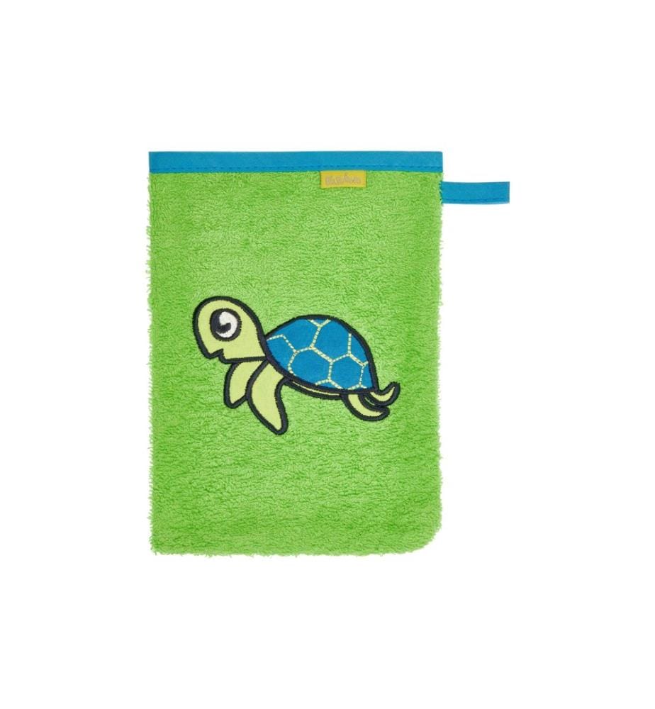 PLAYSHOES - Gants de toilette pour bébé Tortue Vert