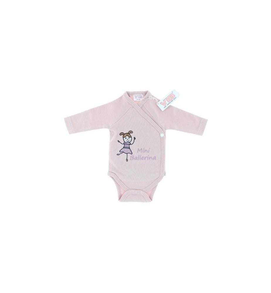 Very Important Baby - Body à langer manches longues Mini ballerine rose Taille 56